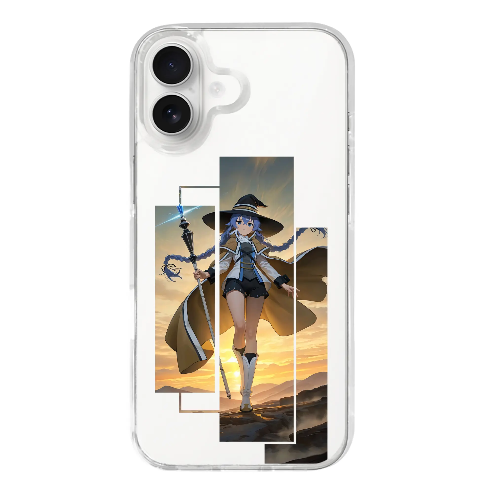 無職転生 グッズ,ロキシー・ミグルディア - iPhone 17シリーズ 透明スマホケース – 薄型・耐衝撃・精密フィット保護カバー